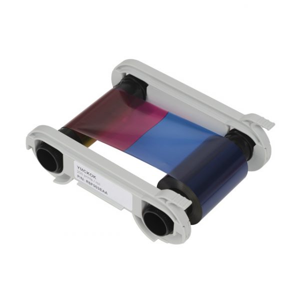 Evolis Ruban YMCKO-K cassette - R6F003EAA Ruban pour imprimante de tickets badges et cartes IDPOS prix maroc