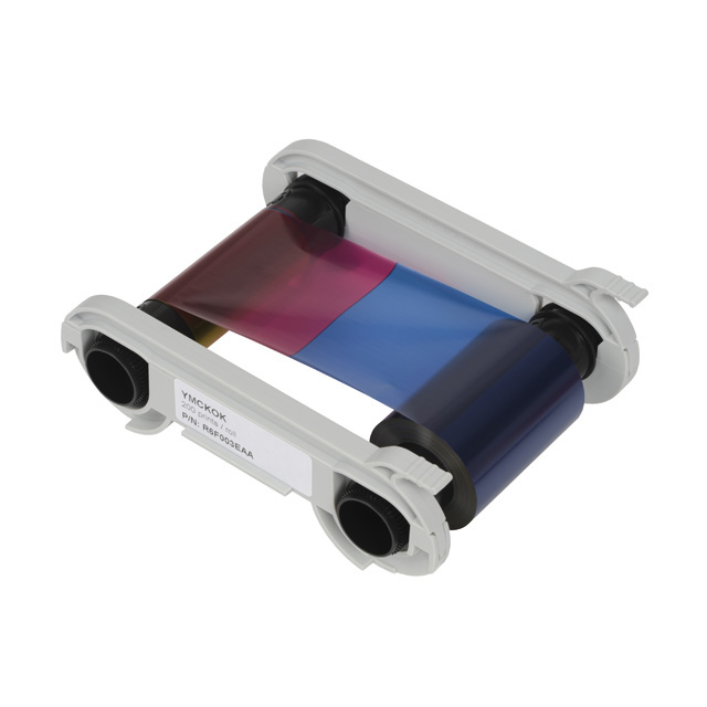 YMCKOK-ribbon_1 Evolis Ruban YMCKO-K cassette - R6F003EAA Ruban pour imprimante de tickets badges et cartes IDPOS prix maroc