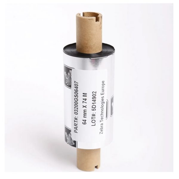 Zebra FILM CIRE RESINE  110*75 Ruban pour imprimante de tickets badges et cartes IDPOS prix maroc