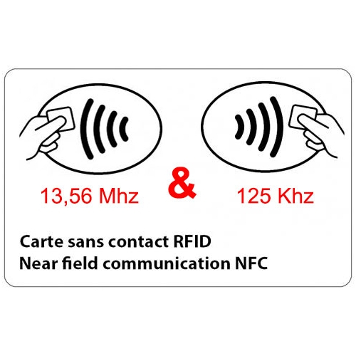 Carte PVC 0.76mm RFID  IDPOS prix maroc