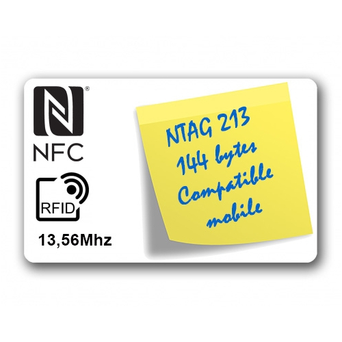 Carte PVC 0.80mm NFC  IDPOS prix maroc