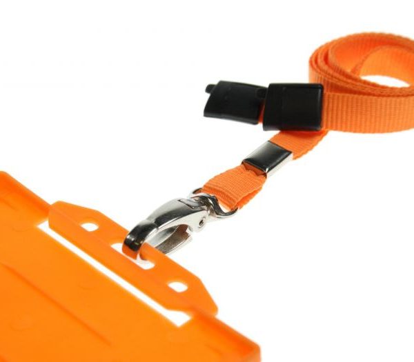 CORDON SÉCURITAIRE 10 MM AVEC MOUSQUETON DELUXE - ORANGE  IDPOS prix maroc