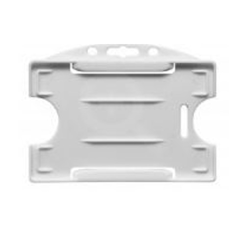 PORTE-BADGE RIGIDE HORIZONTAL 1 FACE